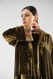 No.128 Floral Velvet Green