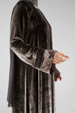 No.128 Floral Velvet Grey