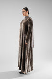 No.129 Velvet Embroidered Grey