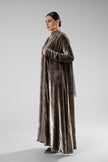 No.129 Velvet Embroidered Grey