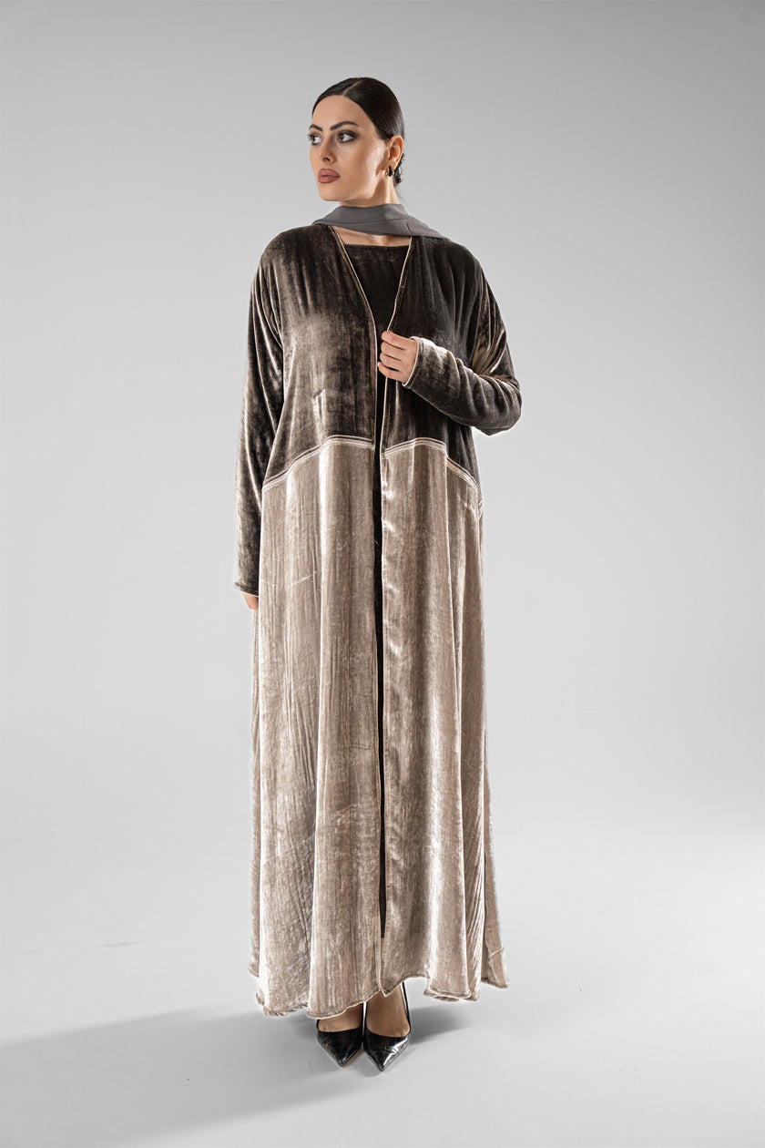 No.130 Velvet Contrast Grey / Grey