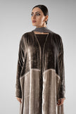 No.130 Velvet Contrast Grey / Grey
