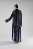 No.128 Floral Velvet Navy