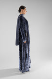 No.129 Velvet Embroidered Navy