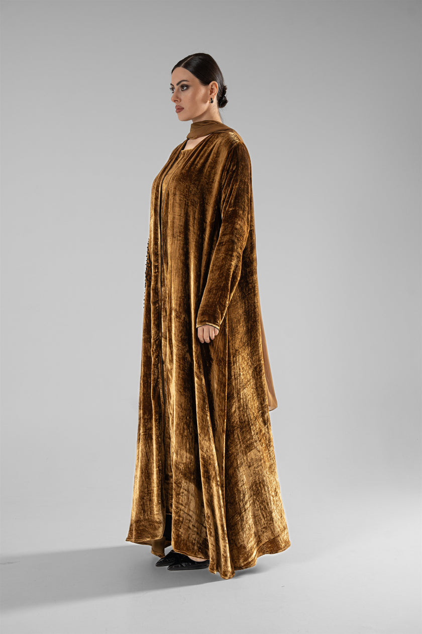 No.129 Velvet Embroidered Honey