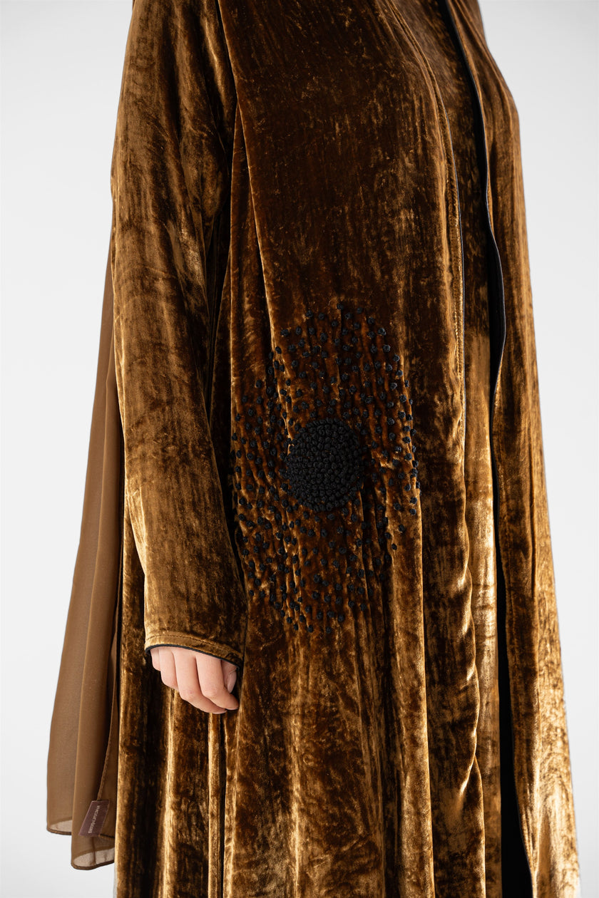 No.129 Velvet Embroidered Honey