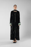 No.128 Floral Velvet Black