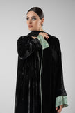 No.128 Floral Velvet Black