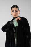 No.128 Floral Velvet Black