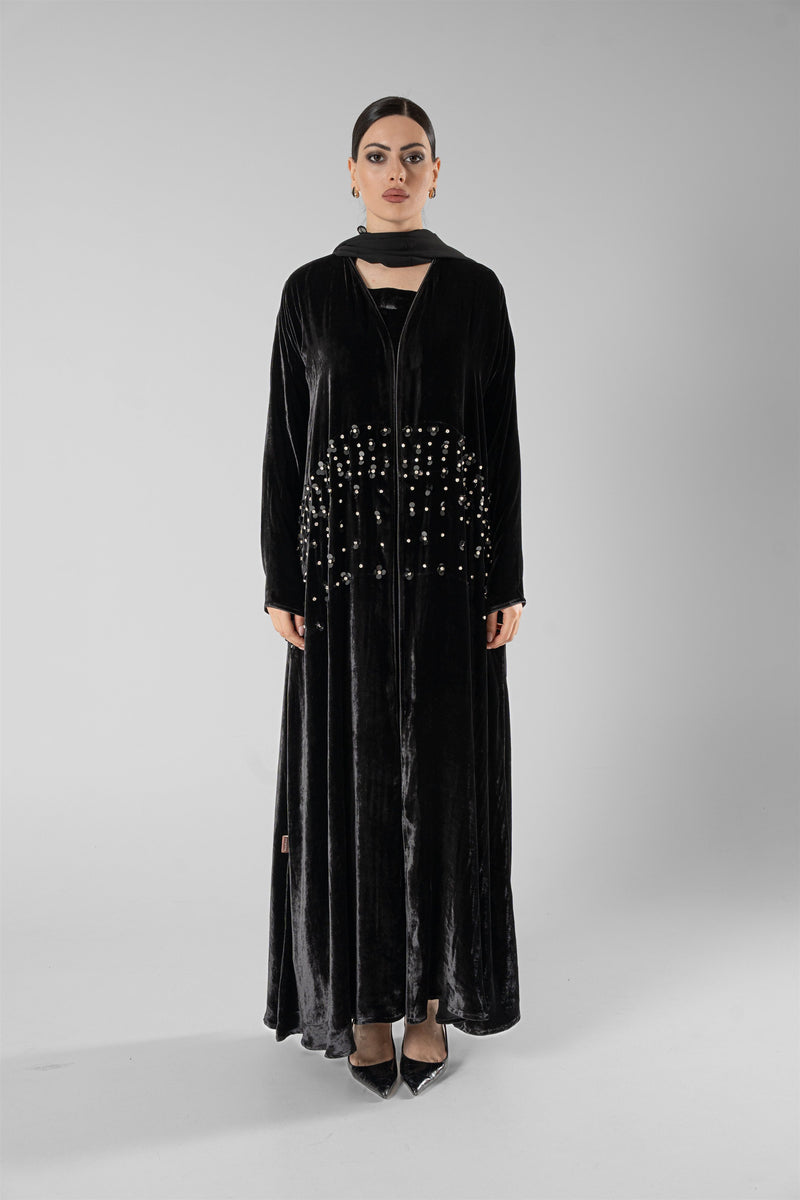 No.127 Velvet & Sequins Black