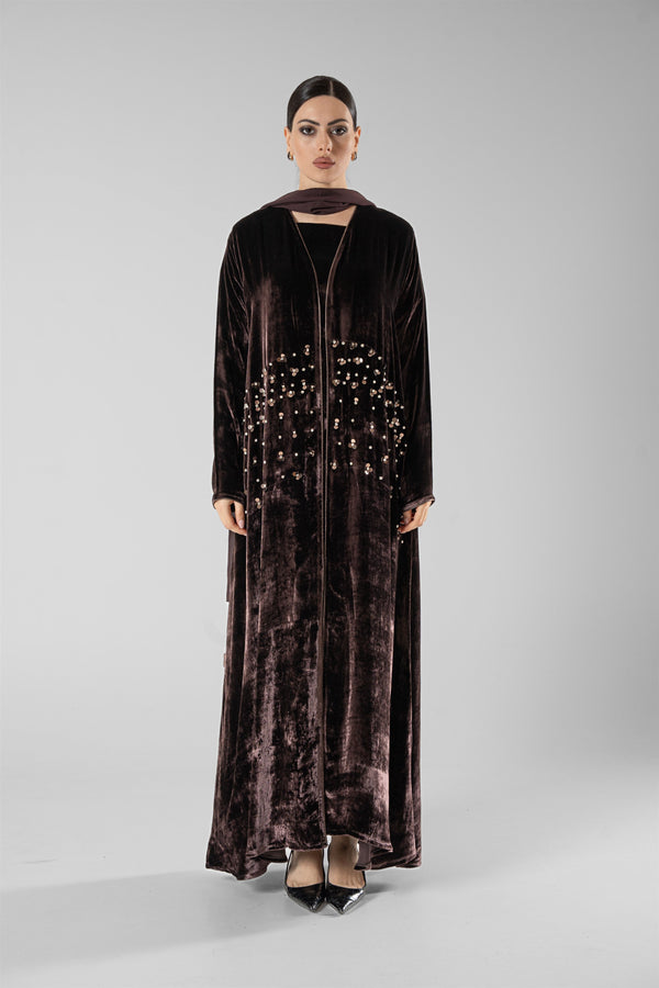 No.127 Velvet & Sequins Brown