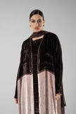 No.130 Velvet Contrast Brown / Pink