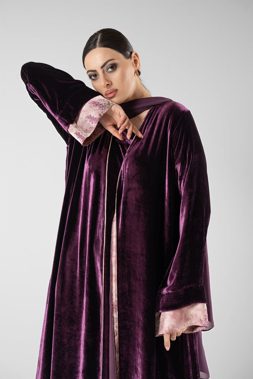 No.128 Floral Velvet Pink