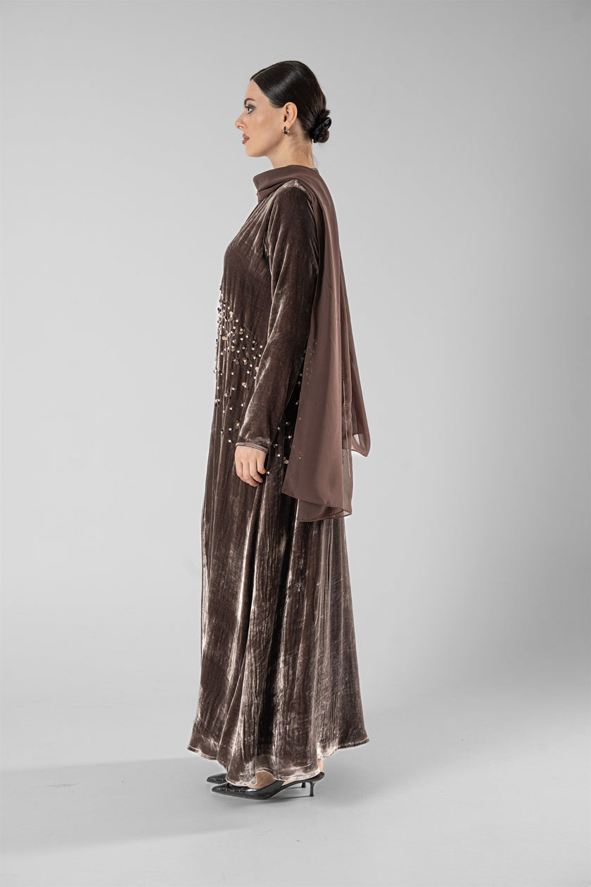 No.127 Velvet & Sequins Grey