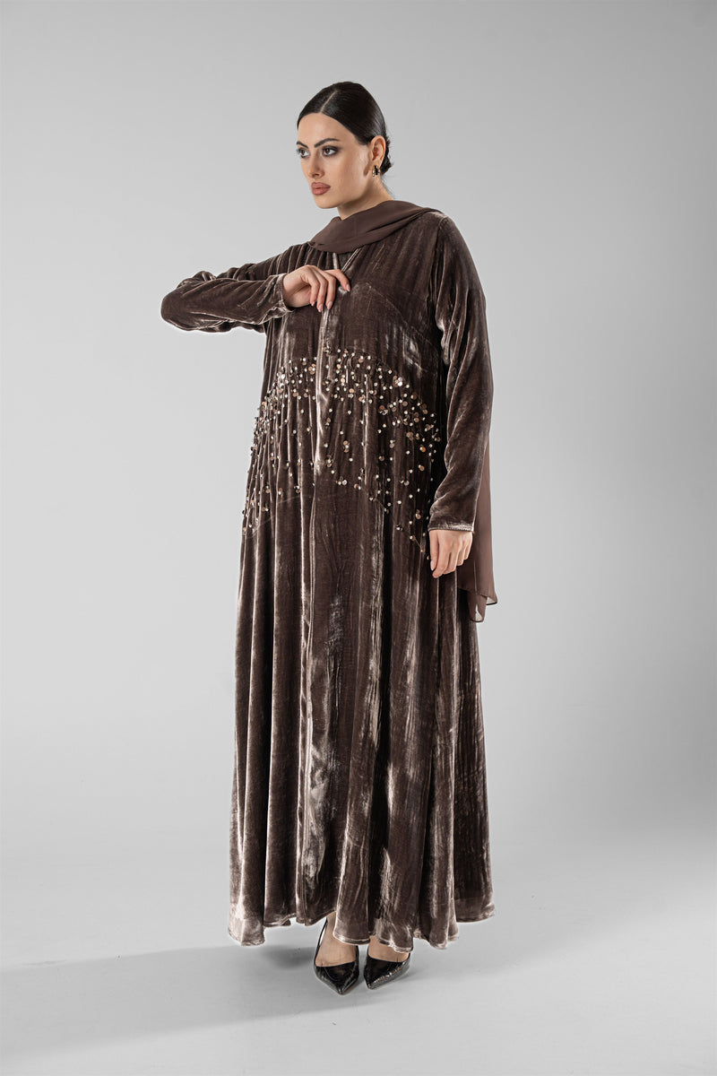 No.127 Velvet & Sequins Grey