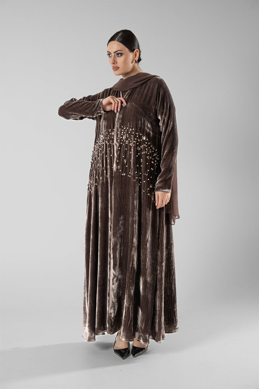 No.127 Velvet & Sequins Grey