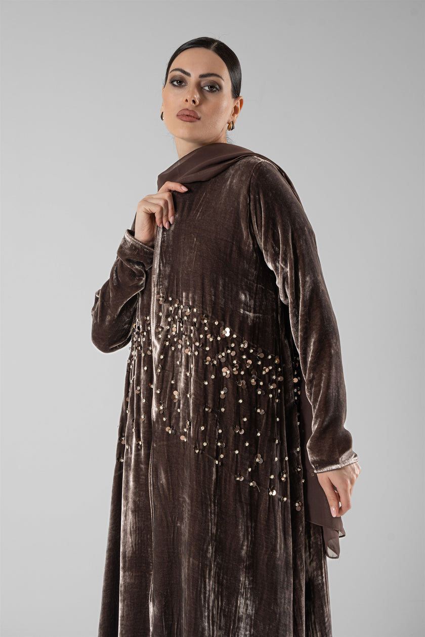 No.127 Velvet & Sequins Grey